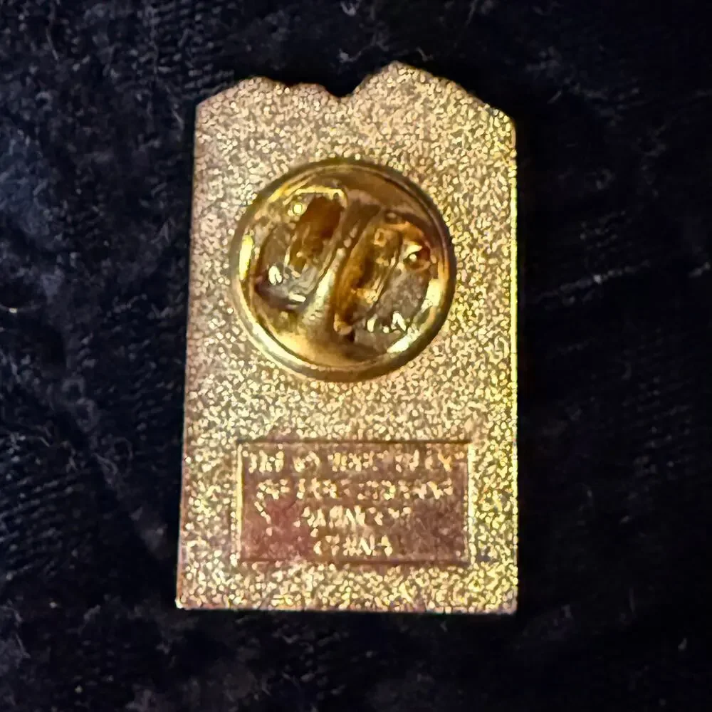 VTG NBC 5 Dallas Ft Worth Salt Lake City Olympics Pin Gold Tone Collectible